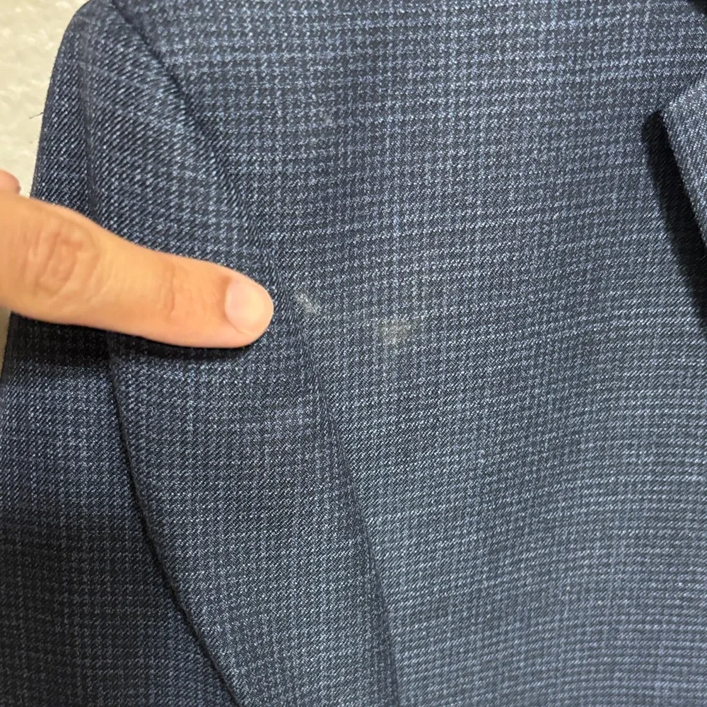 Ralph Lauren Navy Textured Sport Coat Blazer